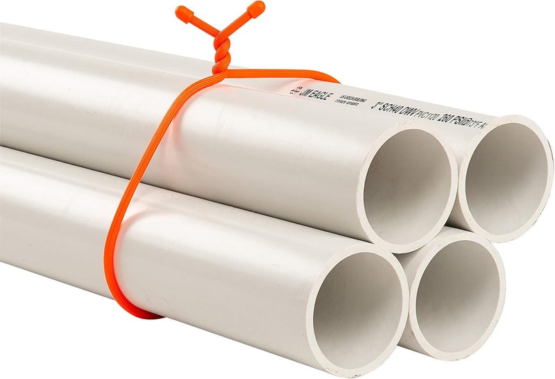 NiteIze , Inc. GT32-31-2R3 Original Gear, Reusable Rubber, 32 Inch, 2-Pack, Bright Orange, Made in the USA Twist Tie, 32"-2 Pack - Image 4